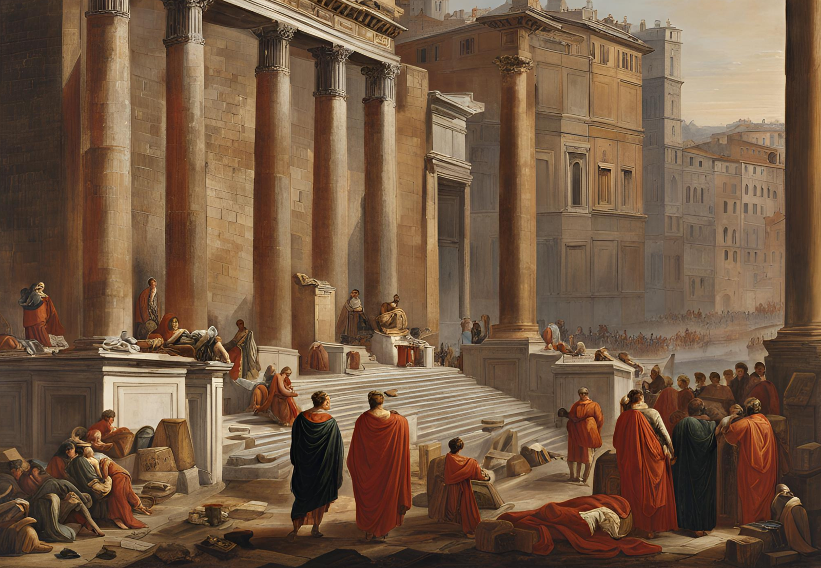 The Great Fire of Rome in 64 AD presented a costly challenge that necessitated significant rebuilding efforts. Nero's response to the disaster stretched the imperial treasury, but it was crucial for recovery.